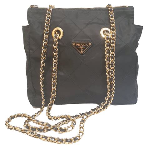 black prada bag cheaper|vintage black prada bag.